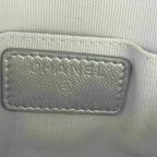 Chanel Coin Case Camellia Zip Purse Ap2125 Silver Lambskin — view 9