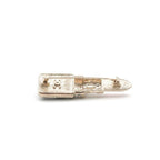 Chanel Brooch Corsage Gold Black Pink Coco Mark Rhinestone Lip Motif — view 4