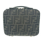 Fendi Shoulder Bag Zucca Mini Travel 7 Va552 Gray Black Canvas Leather — view 2