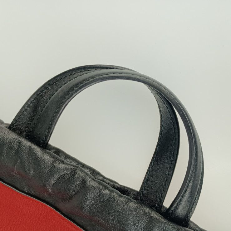 Gucci Backpack Daypack Print Drawstring Ring Hibisca Scuffed Leather — view 4