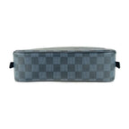 Louis Vuitton Second Bag Trousse Toilette GM Navy Silver Hardware Damier — view 4