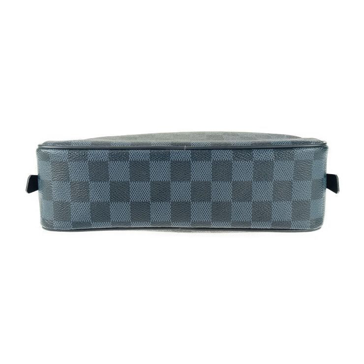 Louis Vuitton Second Bag Trousse Toilette GM Navy Silver Hardware Damier — view 4