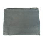 Fendi Clutch Bag Selleria 7 M0225 Gray Silver Hardware Leather Second — view 3