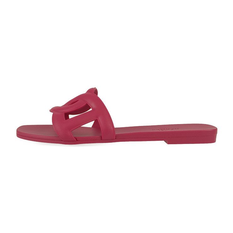 Hermes Sandals Aloha Chaine D'ancre Bordeaux Rubber — view 2
