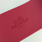 Hermes Sandals Aloha Chaine D'ancre Bordeaux Rubber — view 8