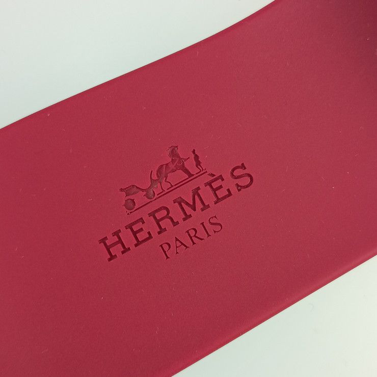 Hermes Sandals Aloha Chaine D'ancre Bordeaux Rubber — view 8