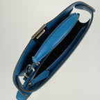 Fendi Handbag Beekaboo ICU 7 Va582 AMA3 F1 Js5 Blue Calf Leather Silver Hardware — view 7