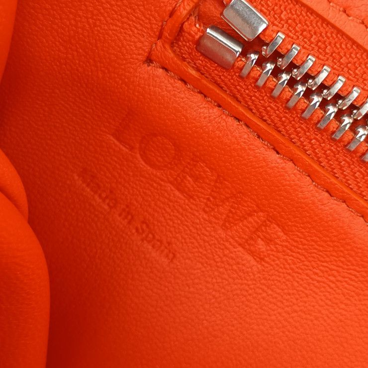 Loewe Shoulder Bag Crossbody GOYA Puffer B896 G22Khaki Orange — view 9
