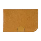 Hermes Card Case Poisson Ckac Caramel vert Comics FIZZ Greenish — view 4