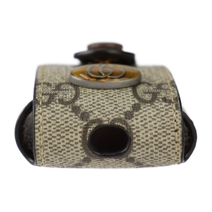 Gucci Airpods Case GG Supreme Canvas Beige Brown — view 4