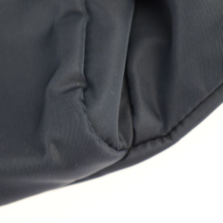Prada Body Bag Waist 2 Vl005 Nylon Navy Silver Hardware Shoulder — view 8