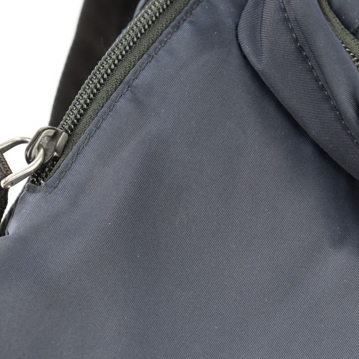 Prada Body Bag Waist 2 Vl005 Nylon Navy Silver Hardware Shoulder — view 5