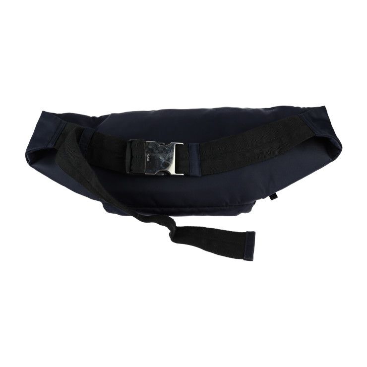 Prada Body Bag Waist 2 Vl005 Nylon Navy Silver Hardware Shoulder — view 3