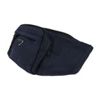 Prada Body Bag Waist 2 Vl005 Nylon Navy Silver Hardware Shoulder — view 2