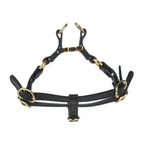 Gucci Dog Harness Other Sundries Leather Black Gold Hardware Pet — view 2