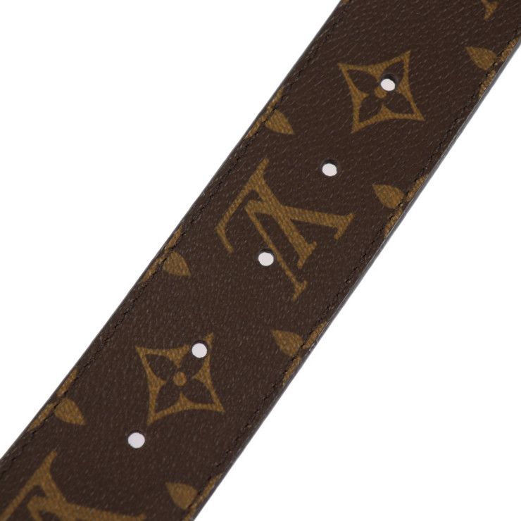 Louis Vuitton NBA Belt Mp278 Monogram Canvas Leather Brown Blue Red Virgil — view 7