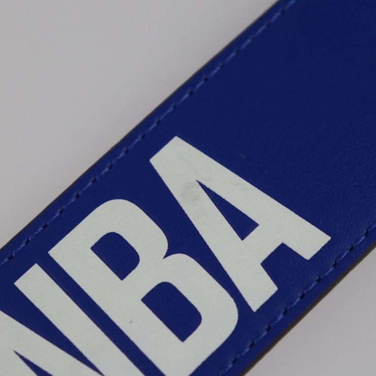 Louis Vuitton NBA Belt Mp278 Monogram Canvas Leather Brown Blue Red Virgil — view 9