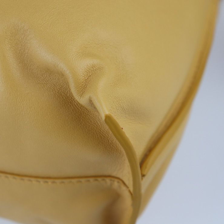 Loewe Flamenco Clutch Puffer Shoulder Bag A411 Fc1 X67 Calfskin Leather Camel — view 5