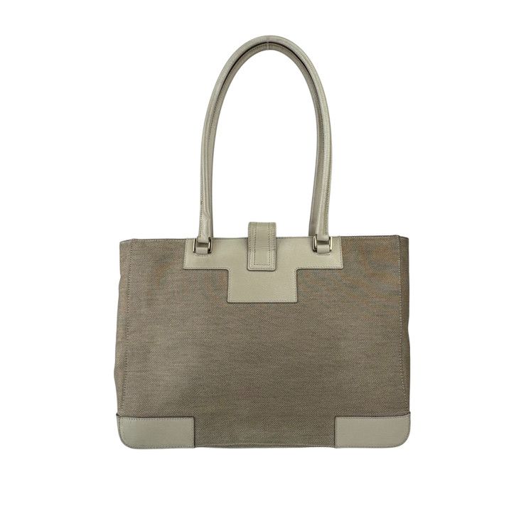 Gucci Handbag G Logo Tote Bag 002 1109 Beige Canvas And Leather — view 6