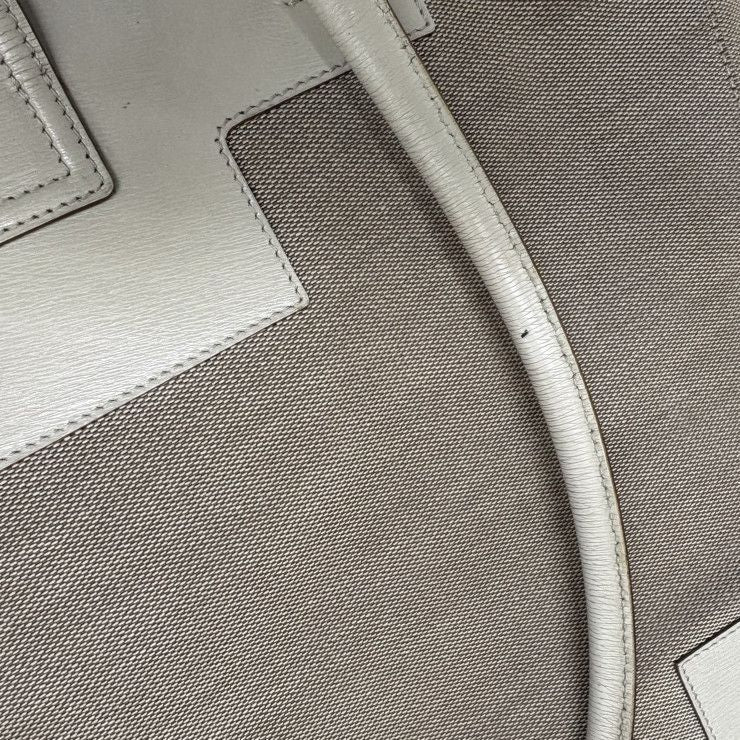 Gucci Handbag G Logo Tote Bag 002 1109 Beige Canvas And Leather — view 9