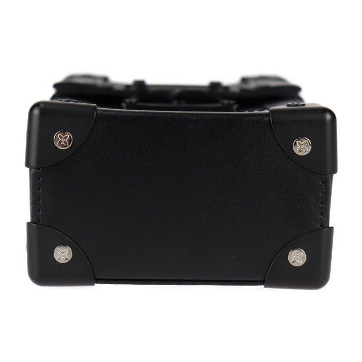 Louis Vuitton Vertical Trunk Wearable Wallet Shoulder Bag Leather Black — view 5