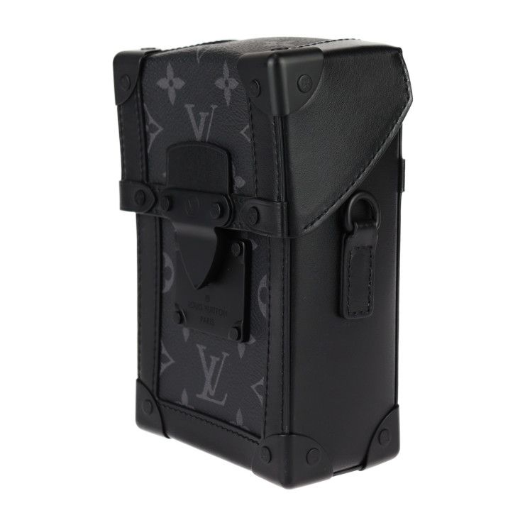 Louis Vuitton Vertical Trunk Wearable Wallet Shoulder Bag Leather Black — view 3