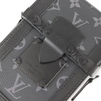 Louis Vuitton Vertical Trunk Wearable Wallet Shoulder Bag Leather Black — view 6