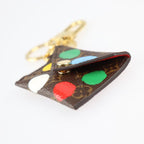 Louis Vuitton Porte Cles Kirigami Key Holder Monogram Canvas Brown Yayoi Kusama — view 2