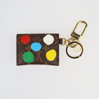 Louis Vuitton Porte Cles Kirigami Key Holder Monogram Canvas Brown Yayoi Kusama — view 3