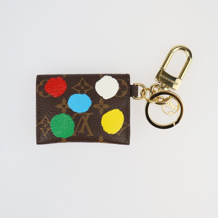 Louis Vuitton Porte Cles Kirigami Key Holder Monogram Canvas Brown Yayoi Kusama — view 3
