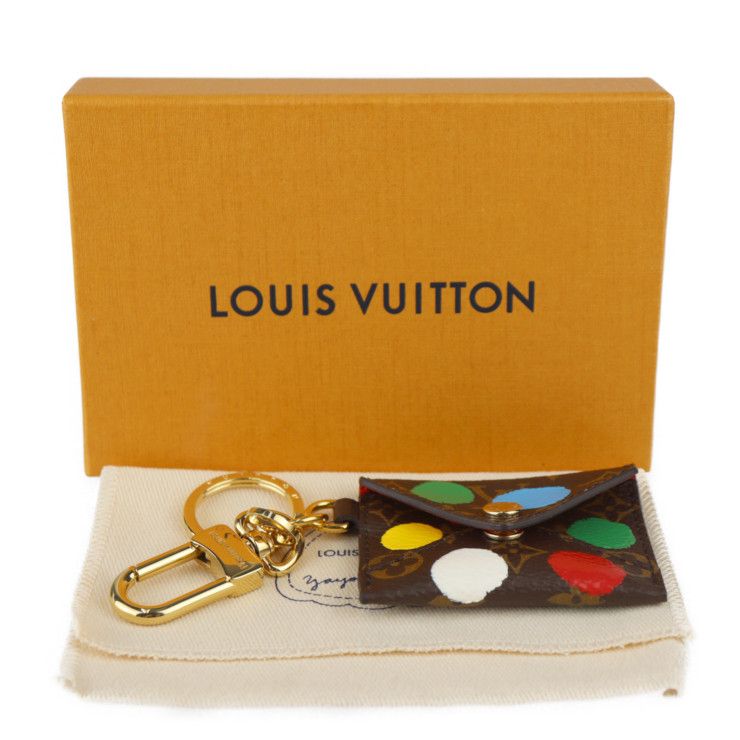 Louis Vuitton Porte Cles Kirigami Key Holder Monogram Canvas Brown Yayoi Kusama — view 8