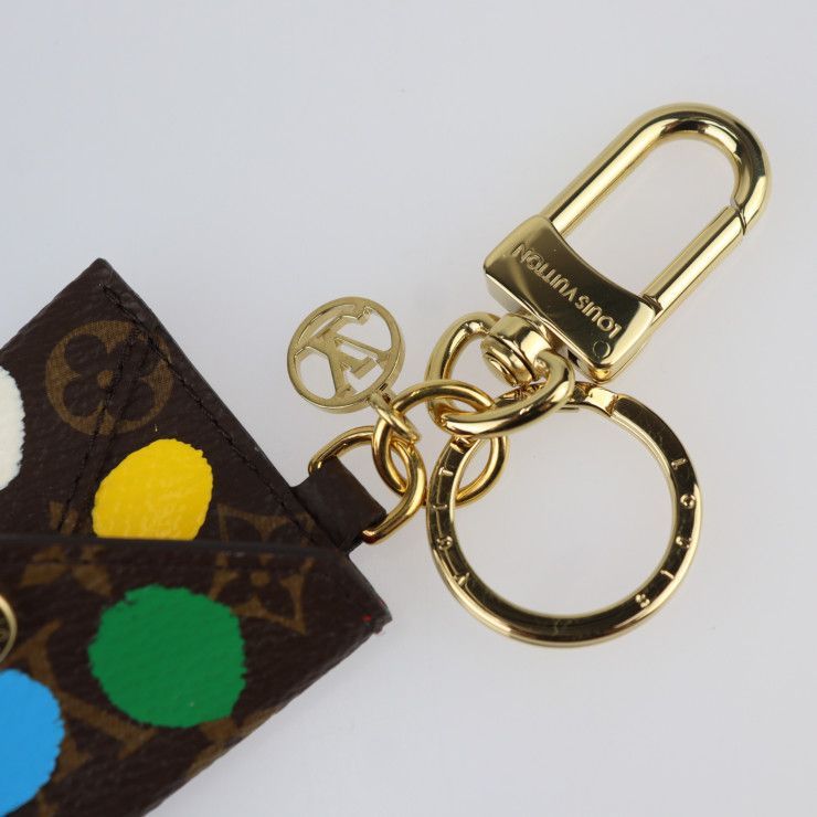 Louis Vuitton Porte Cles Kirigami Key Holder Monogram Canvas Brown Yayoi Kusama — view 4