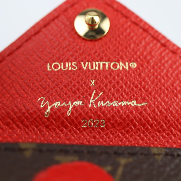 Louis Vuitton Porte Cles Kirigami Key Holder Monogram Canvas Brown Yayoi Kusama — view 7