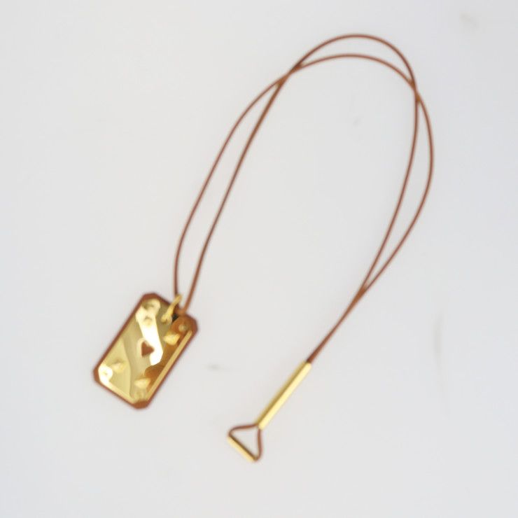 Hermes As De Coeur GM Necklace Vorsluft Gold Brownish Hardware Pendant — view 5