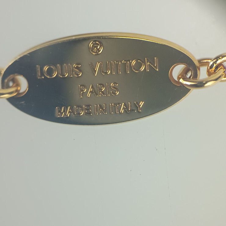 Louis Vuitton Necklace Collier Twiggy Pointed Flower Gold Metal — view 8
