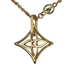 Louis Vuitton Necklace Collier Twiggy Pointed Flower Gold Metal — view 5