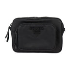 Prada Crossbody Bag Shoulder 1 Bh107 Nylon Leather Black 2-Way Pouch Logo — view 2