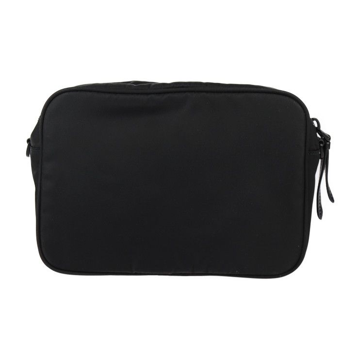 Prada Crossbody Bag Shoulder 1 Bh107 Nylon Leather Black 2-Way Pouch Logo — view 4