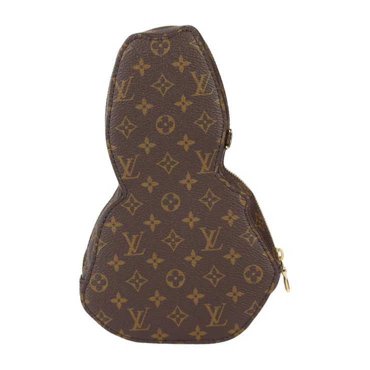 Louis Vuitton Wallet On Chain Shoulder Bag Monogram Canvas Shiny Calf — view 4