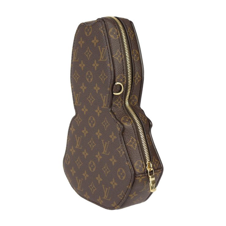 Louis Vuitton Wallet On Chain Shoulder Bag Monogram Canvas Shiny Calf — view 5