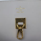 Louis Vuitton Mila MM Handbag Taurillon Leather Etan Grayish — view 9