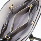 Louis Vuitton Mila MM Handbag Taurillon Leather Etan Grayish — view 8
