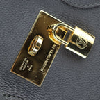 Louis Vuitton Mila MM Handbag Taurillon Leather Etan Grayish — view 7