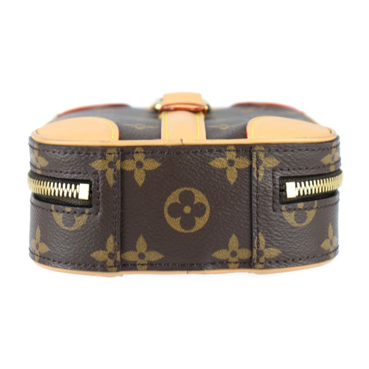 Louis Vuitton Valisette Vertical Handbag Monogram Canvas Leather Brown — view 4