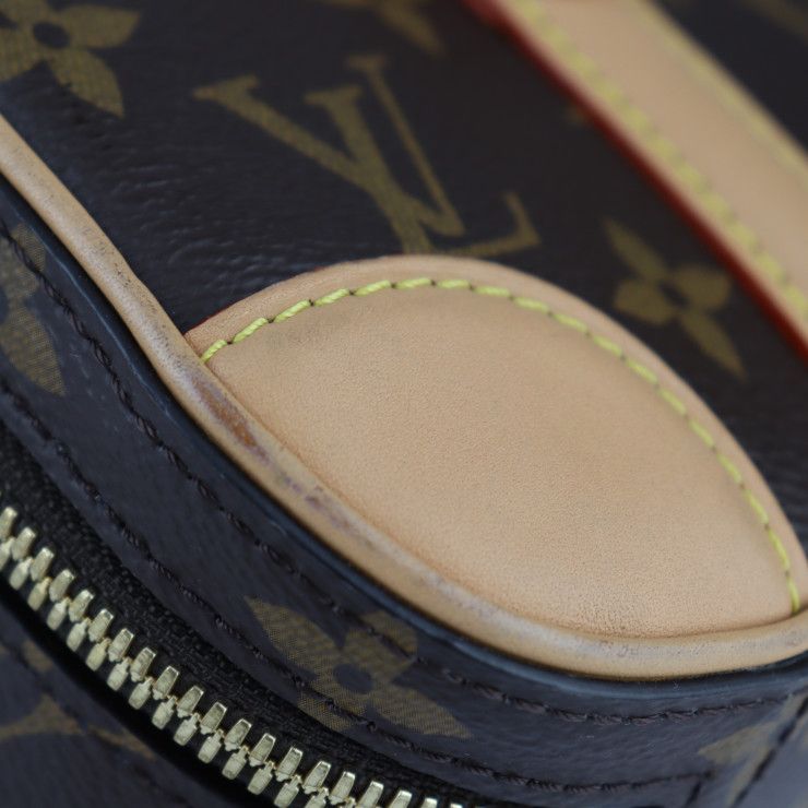 Louis Vuitton Valisette Vertical Handbag Monogram Canvas Leather Brown — view 7
