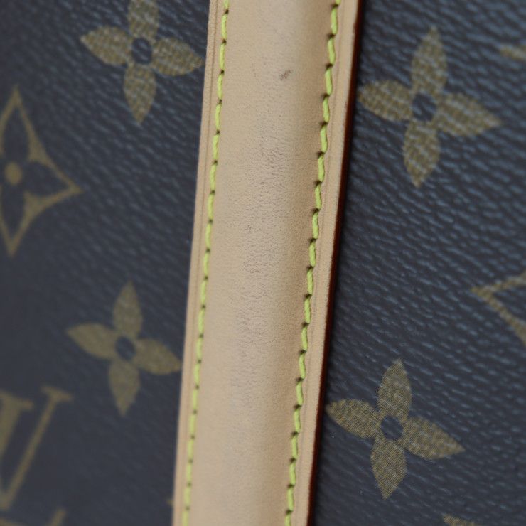 Louis Vuitton Valisette Vertical Handbag Monogram Canvas Leather Brown — view 6