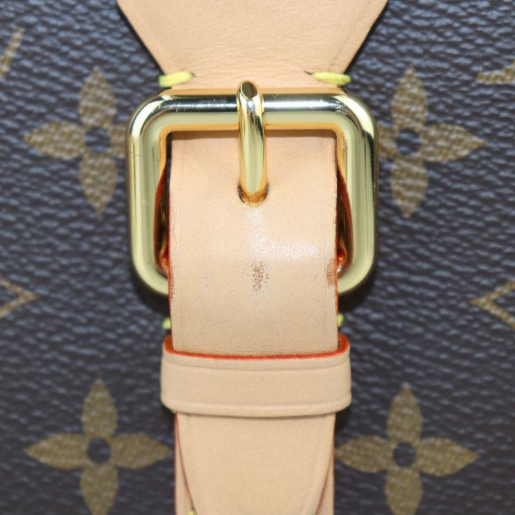 Louis Vuitton Valisette Vertical Handbag Monogram Canvas Leather Brown — view 5