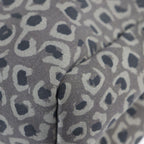 Gucci Shopping Bag Tote Canvas Leather Grayish Black Leopard Pattern — view 5
