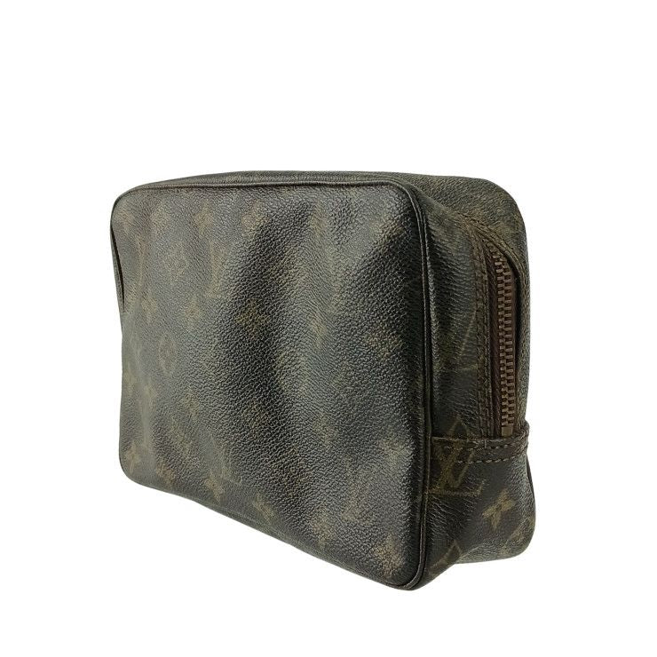 Louis Vuitton Second Bag Monogram Trousse Toilette 23 Brown Leather — view 2
