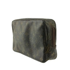Louis Vuitton Second Bag Monogram Trousse Toilette 23 Brown Leather — view 2